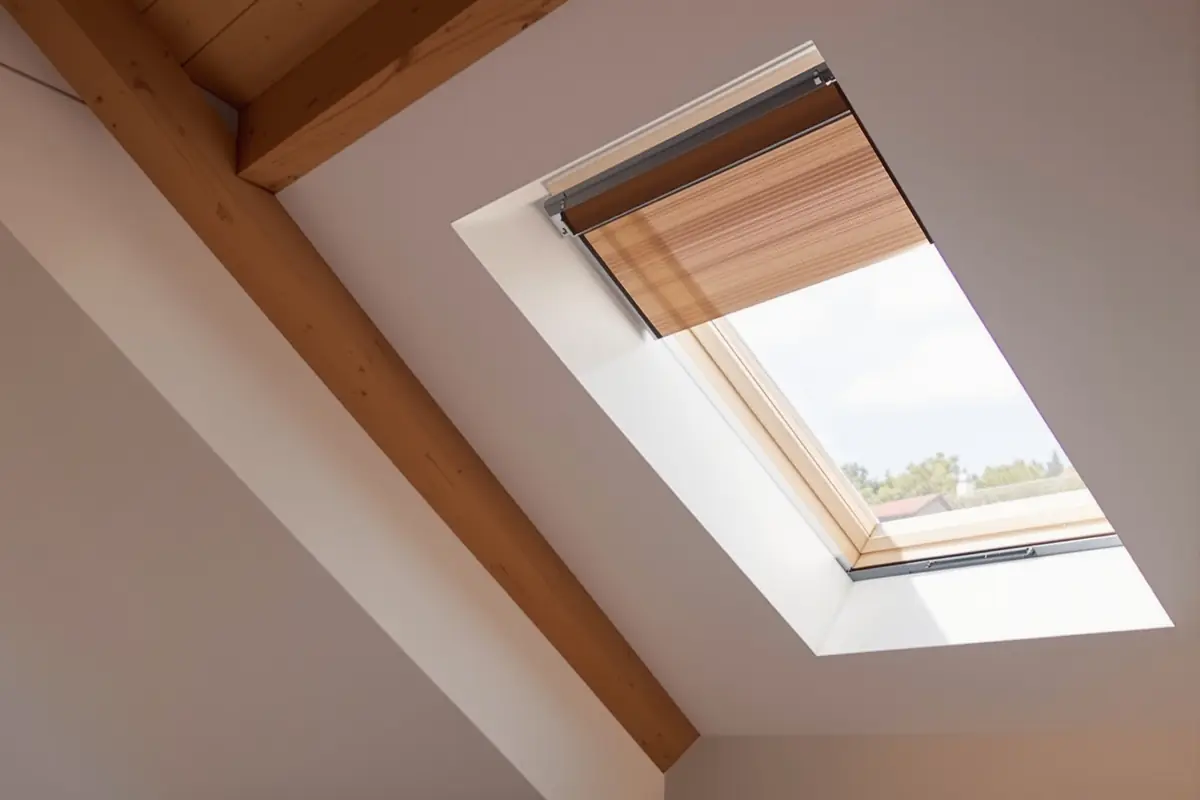 Moustiquaire enroulable pour fenêtre de toit Velux — pose sans perçage